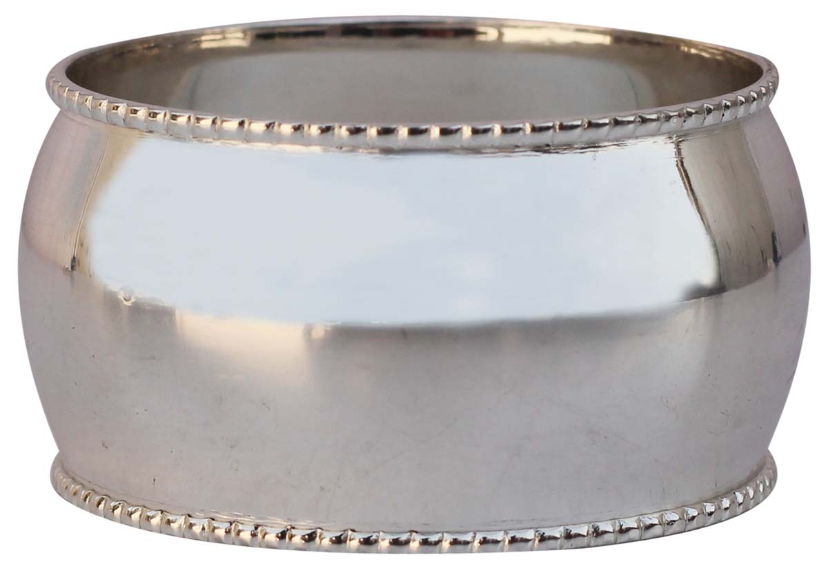 Napkin Rings in Bulk - Napkin Rings - Cast in Brass - Nickel Plated - Dining Table Accessories